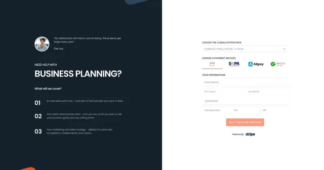 Consultant Elementor Page Template