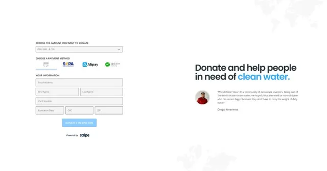 Non-Profit Elementor Page Template