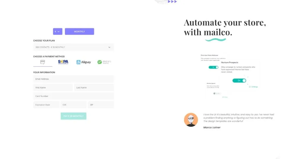 SaaS / Software Elementor Page Template